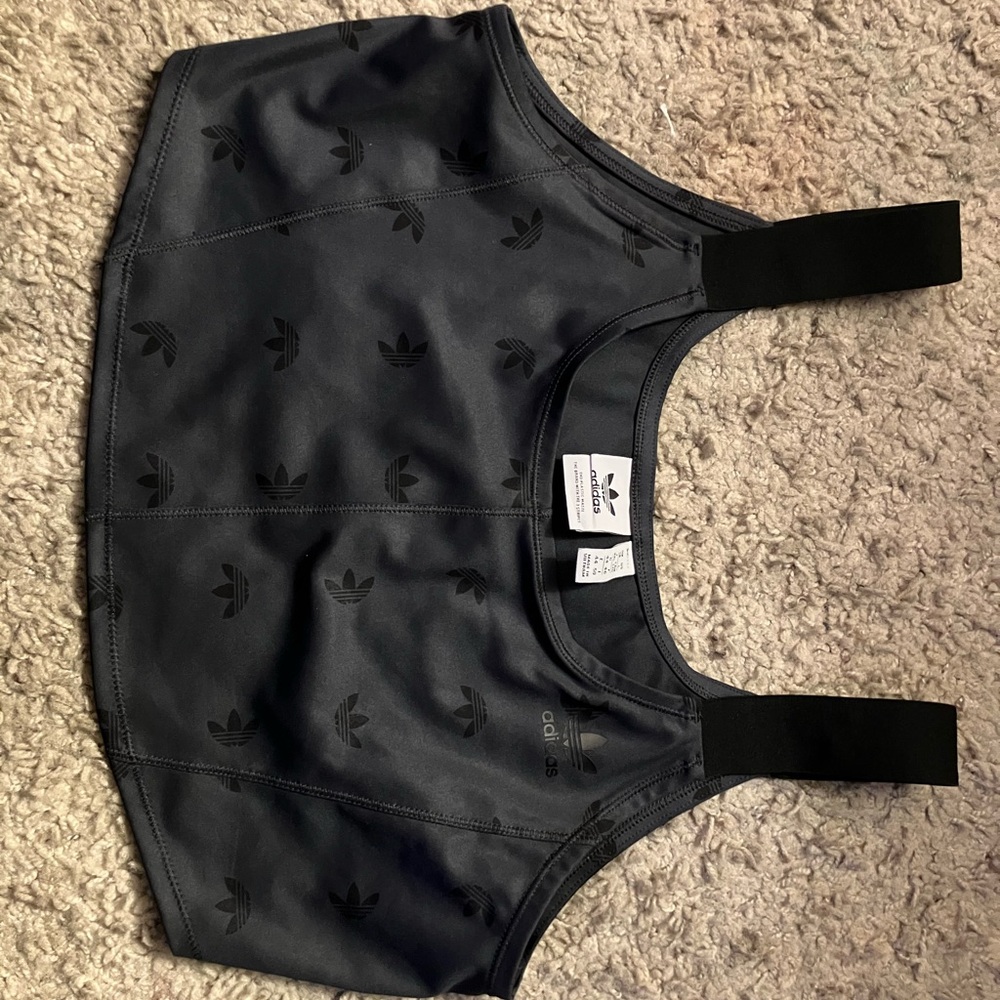 Adidas Black Crop Top